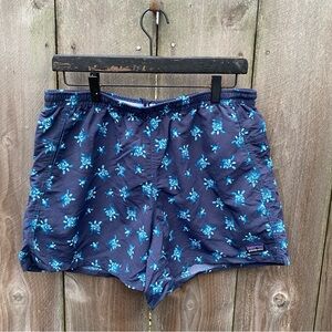 Patagonia Little Flippers Sea Turtles Baggies Shorts Size L